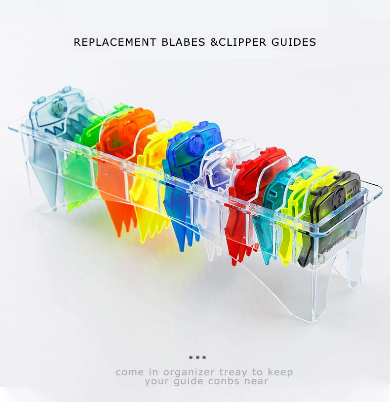 

NEW 10Pcs Boxed Storage Strong Magnetic Salon Hair Cutting Clipper Guards Safe Limit Comb Barber Accessories+GIFT