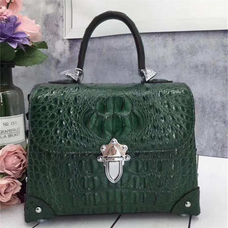 Модный шикарный дизайнерский Женский кошелек из натуральной крокодиловой кожи