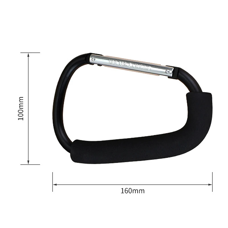 Алюминиевый карабин D форма Пряжка пакет брелок зажим пружинный для ключей