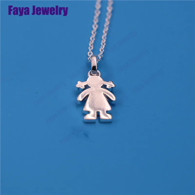 

2021 High Quality 925 Sterling Silver Necklace Bear Jewelry Lady Necklace Free Shipping