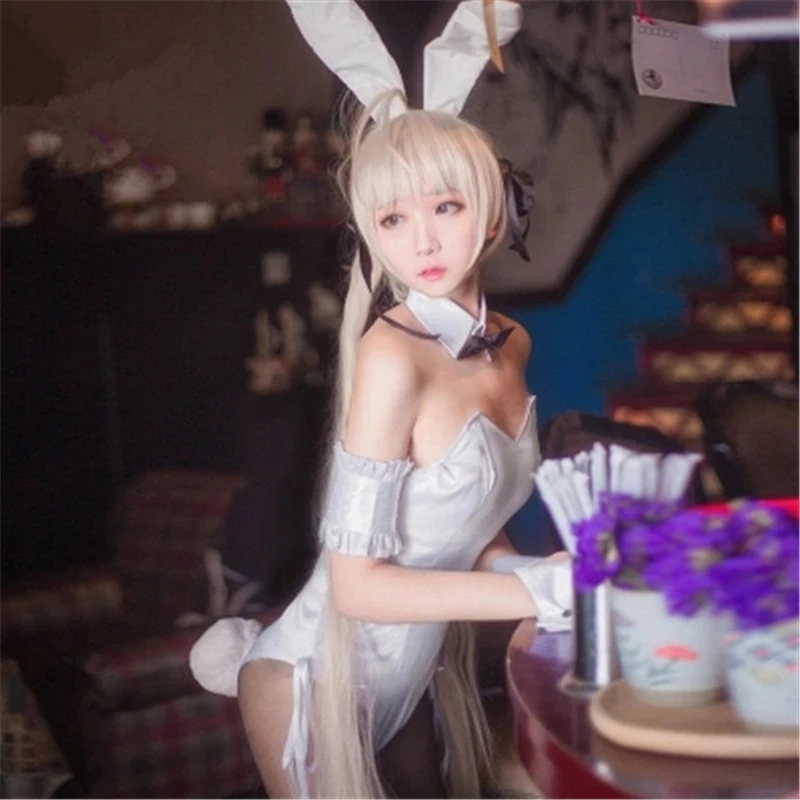 Аниме Yosuga No Sora костюм для косплея Kasugano сексуальный Банни Хэллоуина