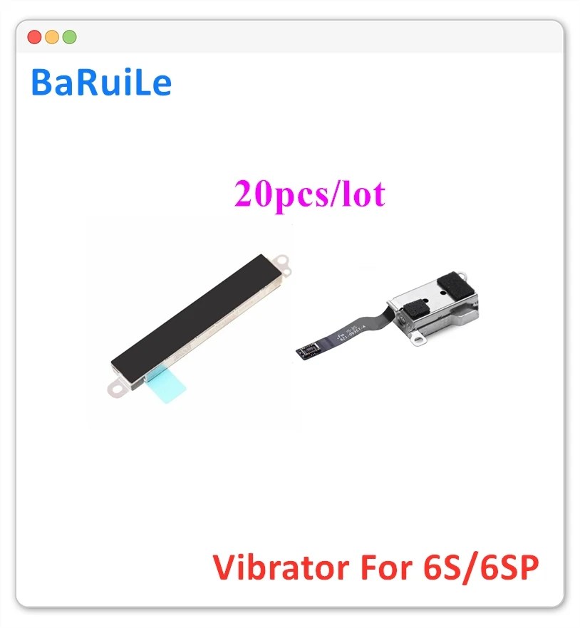 BaRuiLe 20 штук вибратор для iPhone 6S плюс 5 'ƌSP вибрации Moto гибкий кабель сменные