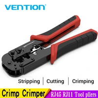 vention rj45 crimping tool rj45 network cutting tools 8p rj45 crimper cutter stripper plier for modular rj12 rj11 crimp crimper