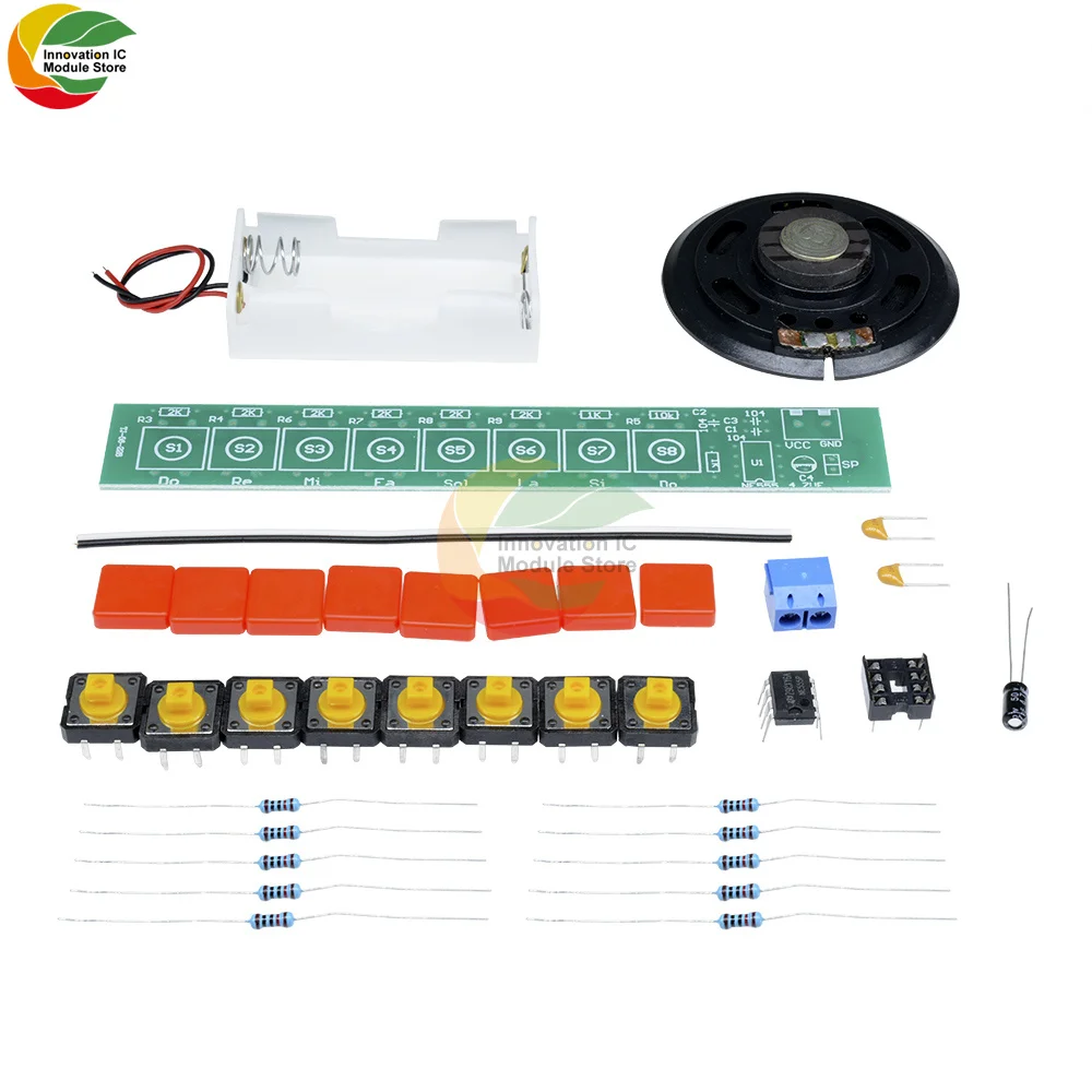 Набор электронный сделай сам с клавиатурой NE555 восемь нот модуль производства