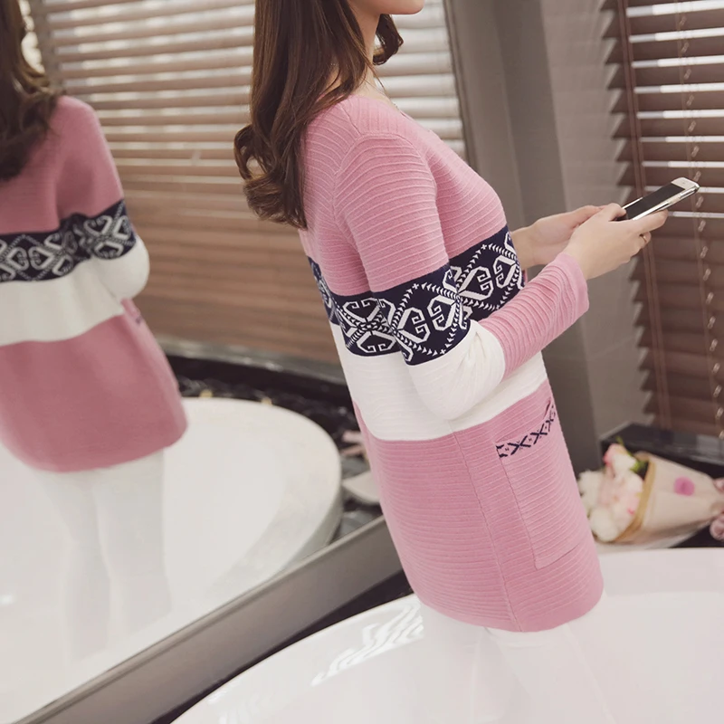 

Cardigan Sweaters Women Knitted Coat Women's Sweater Top Feminine Clothes Long Sleeve Warm Jacket Korean Style Autumn Winter