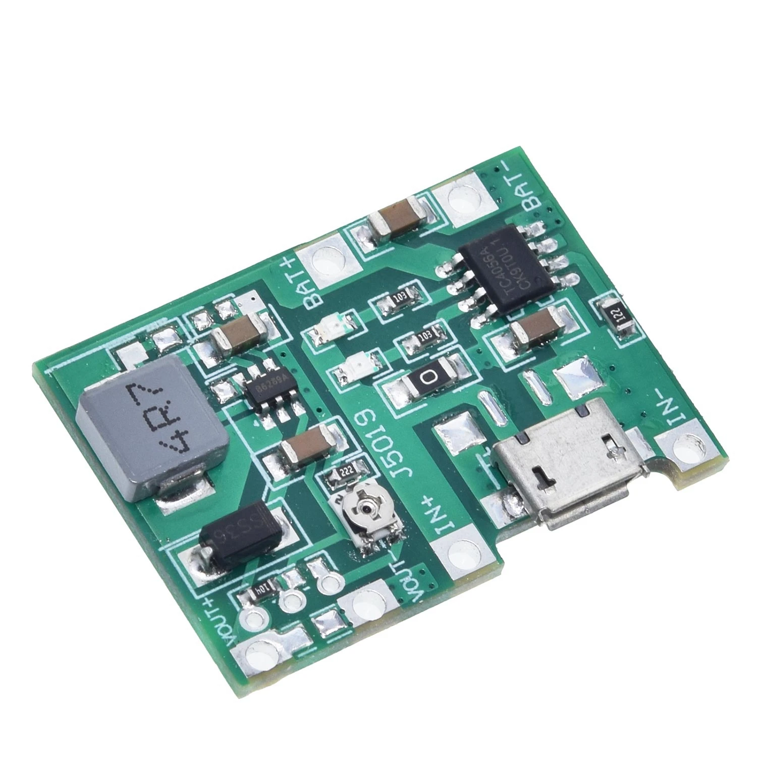 Плата зарядного устройства для литий-ионного аккумулятора TP4056 Повышающий Модуль
