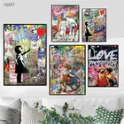 Современные абстрактные уличные картины на холсте, поп-уличные художественные картины, граффити для дома, гостиной, Cuador