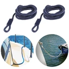 Леска рычага для лодки, 0,24 дюйма, толщина 5 футов, двойная оплетка, нейлоновая причальная леска, подходит для G0 G1, бампер для лодки, аксессуары для лодки