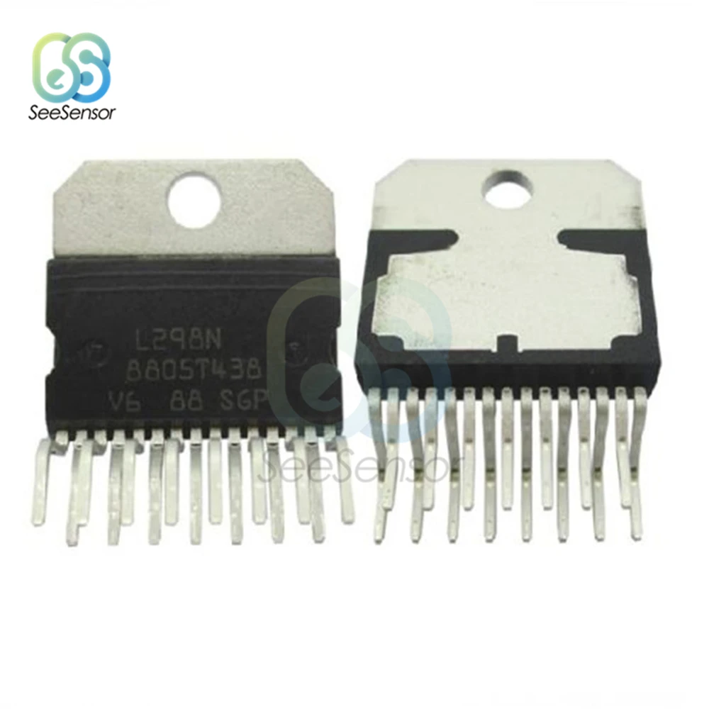 Драйвер шагового двигателя L298N ST Dual Full Bridge чип IC L298 ZIP-15 | Обустройство дома