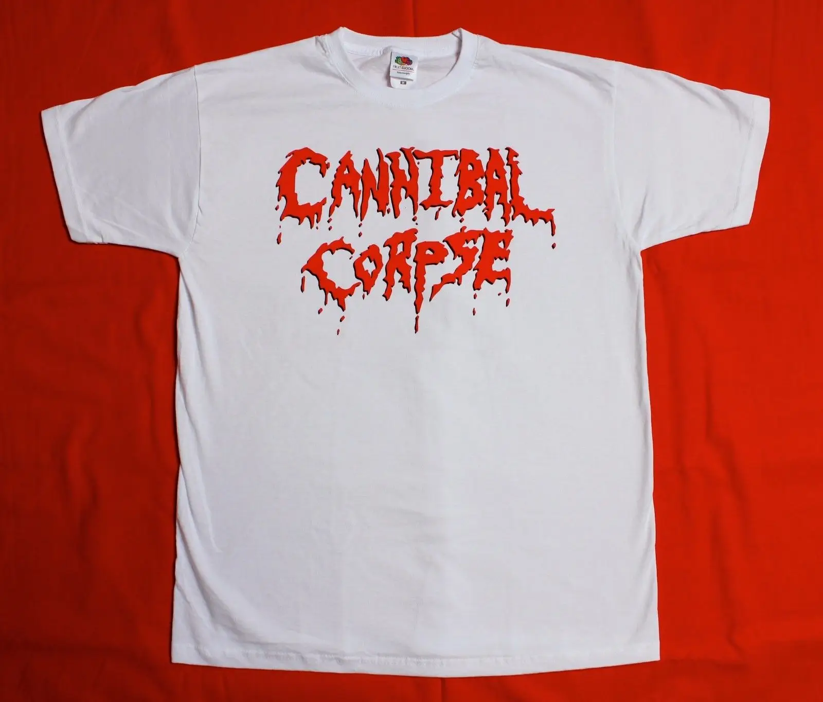 Cannibal логотип трупа Death Metal Grindcore Крис Барнс новая белая футболка с принтом
