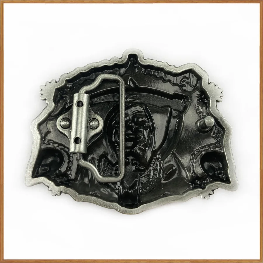 Buckleclub wholesale black GRIM REAPER super hero film cowboy jeans gift belt buckle FP-02388-2 pewter finish 4cm width loop | Дом и сад