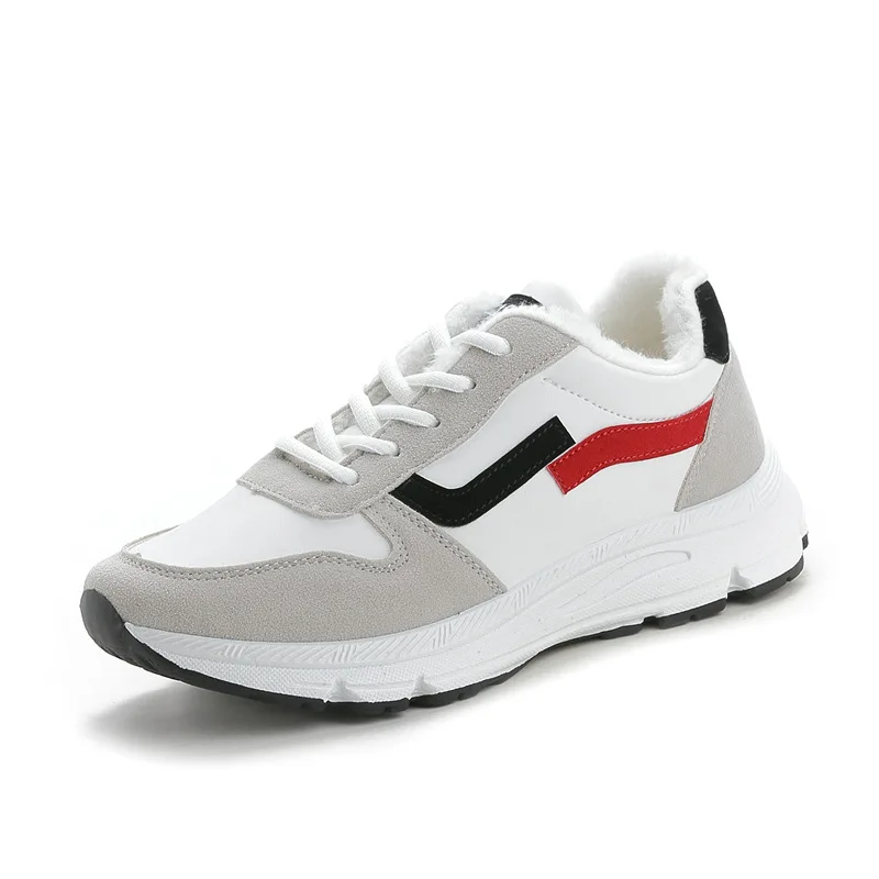 Новинка сезон осень-зима хлопковые ботинки женские кроссовки Вулканизированная