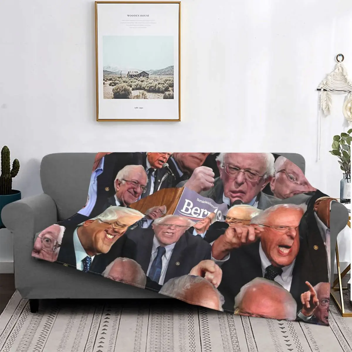 

Bernie Sanders коллаж одеяло покрывало для кровати Клетчатое одеяло пляжное покрывало 150 Детское покрывало