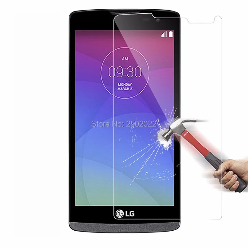 

5pcs/lot 9h premium tempered glass for lg leon c40 c50 h340n h324 h320 4g lte h340n 4.5inch screen protector protective film