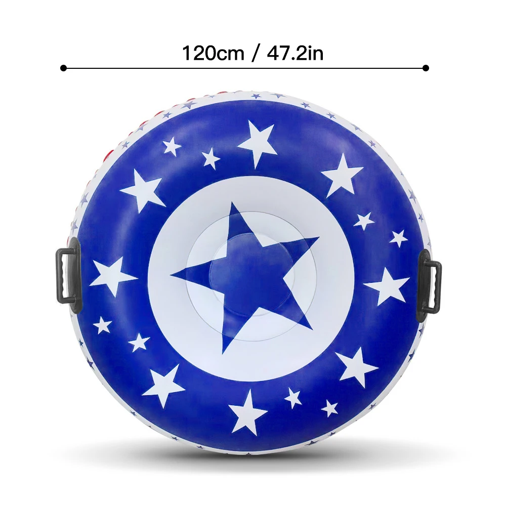 Надувные зимние лыжные круги снежные трубы катание на лыжах плавающие сани круг