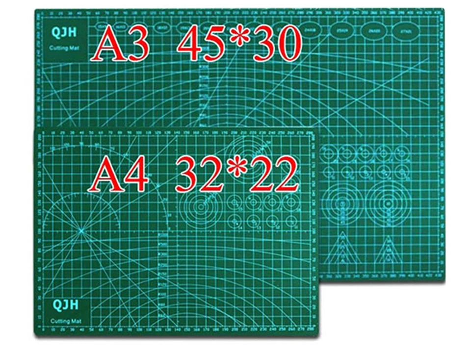 A3 A4 ПВХ коврик для резки Лоскутная Cut Pad A3 Лоскутные инструменты ручной DIY инструмент разделочная доска дважды двусторонняя самовосстановления