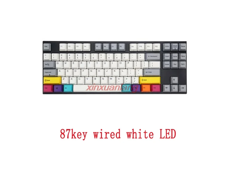 Проводная Механическая клавиатура Varmilo VA87M CMYK с белсветодиодный ным