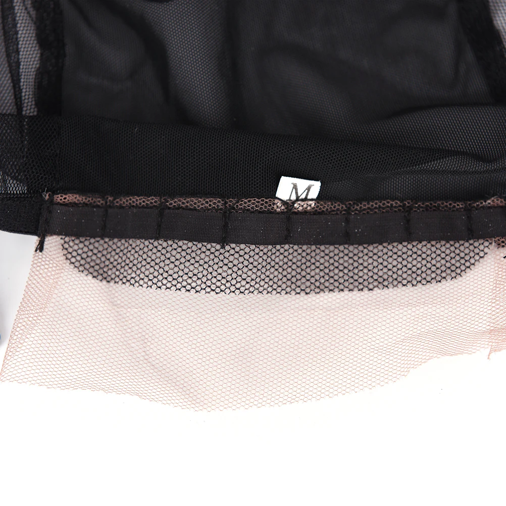 Кепки для париков "Lace Front Wig Caps" с регулируемым ремешком, инструменты для выполнения шапочки с плетением, сетка для волос, профессиональная, 4 цвета на выбор.