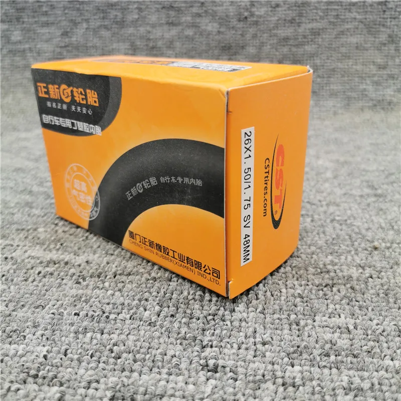 

Cst MTB Bicycle Tube 26*1.5/1.75 26*1.5 Presta Valve Schrader/American French/Presta tire Inner Tire