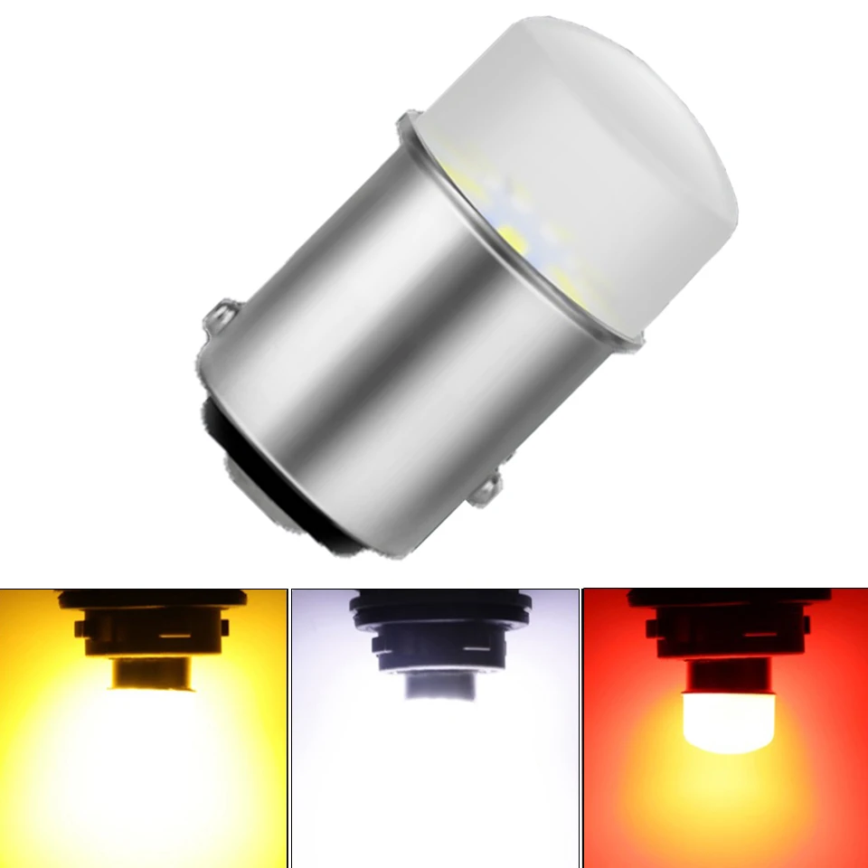 

1157 Led P21 5W BAY15D High Bright Car Light Bulb SMD 3014 Auto Universal Reverse Turn Signal Lamp Bulb Brake Lamp White DRL 12V