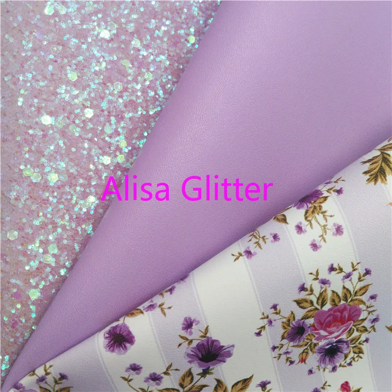 1 шт. блестящая фиолетовая ткань из искусственной кожи 21 х29 см|Синтетическая кожа|