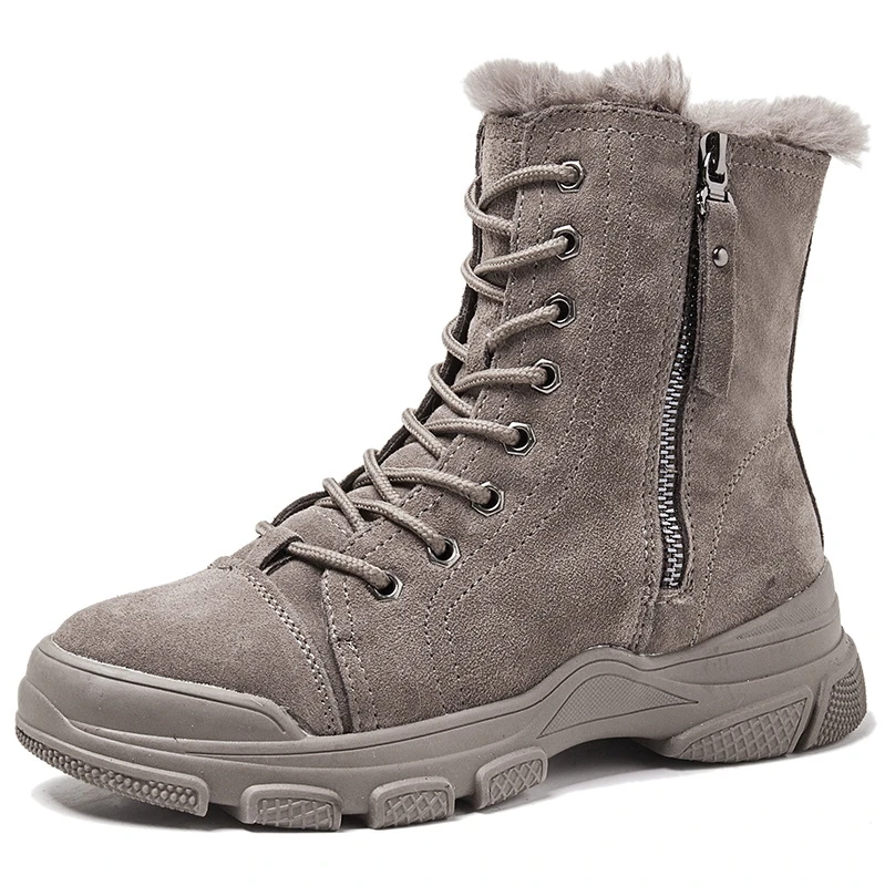

Ins Hot High Top Ankle Shoes Women Winter Warm Fur Snow Boots Platform Sneakers Winter 2021 Plush Fur Warm Winter Ankle Boots