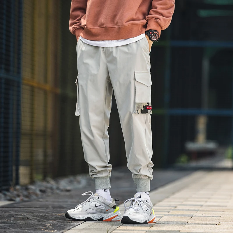 Штаны для бега Мужская хип-хоп мода повседневные мужские штаны уличная одежда