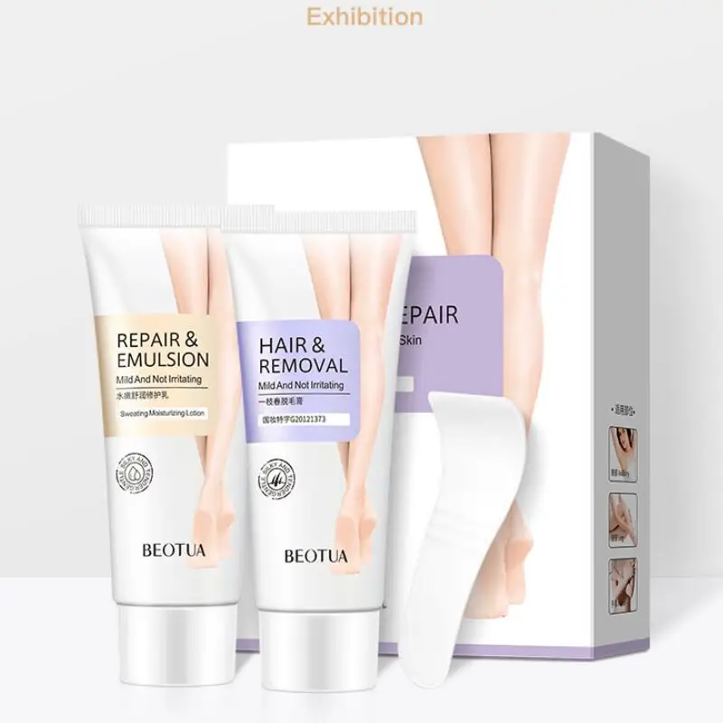 

Unisex Hair Removal Cream Painless Removal Depilation Repairing Balm Gentle Effective Epilator Calming Nourishing Body Care