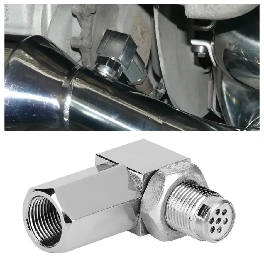 Алюминий O2 кислорода Сенсор автомобильный кислородный датчик Spacer CEL Bung для