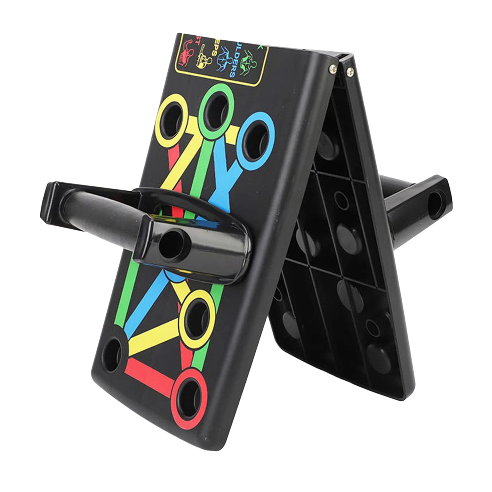 

9 in 1 Push Up Board with Instruction Print Body Building Fitness Exercise Tool Men Women Push-up Stands For Gym Body Training