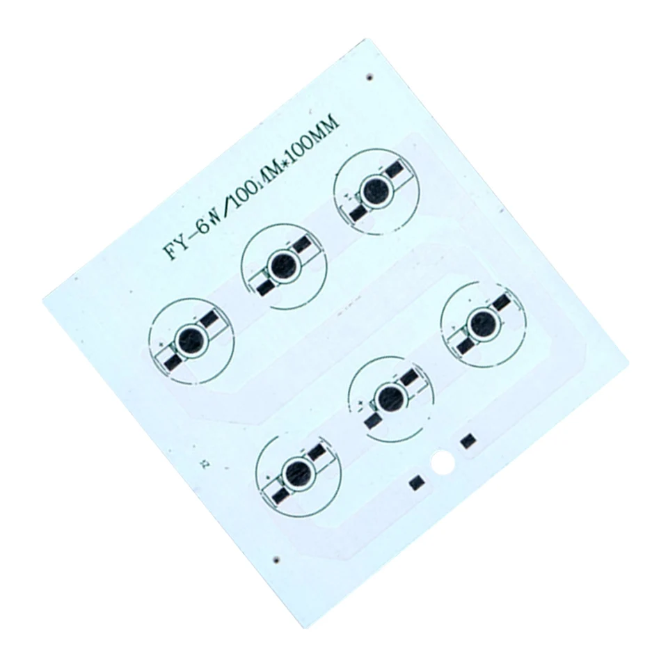 Светодиодная печатная плата 6 Вт RGB прожектор алюминиевая пластина радиатор