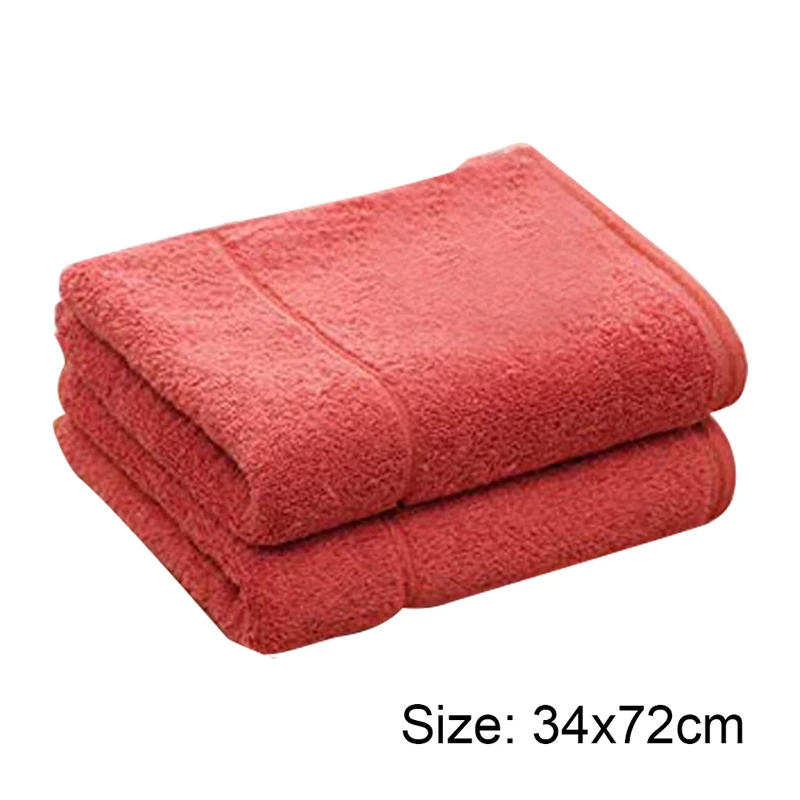 

34*74CM Cotton Absorbent Face Towel Solid Color Soft Comfortable Men Women Bathroom Bath Towel Travel Hand Face Towel