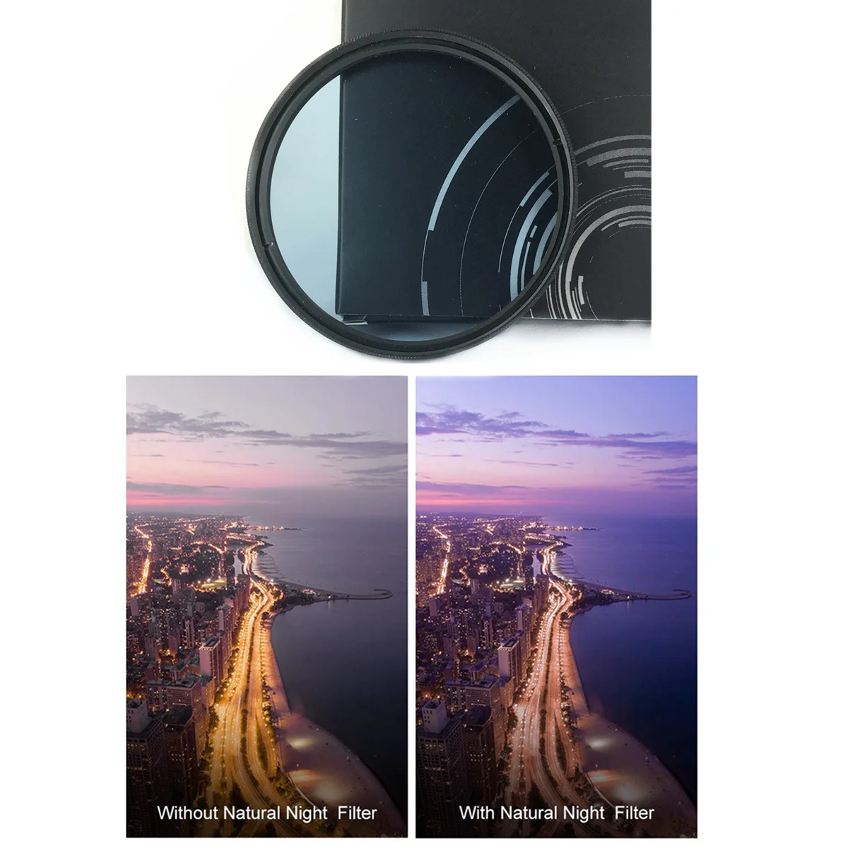 

Natural Night Clear Pure Night Clearsky Glass Lens Filter for Canon Nikon Sony Fujifilm Camera Lenses 49 52 58 62 67 72 77 82mm