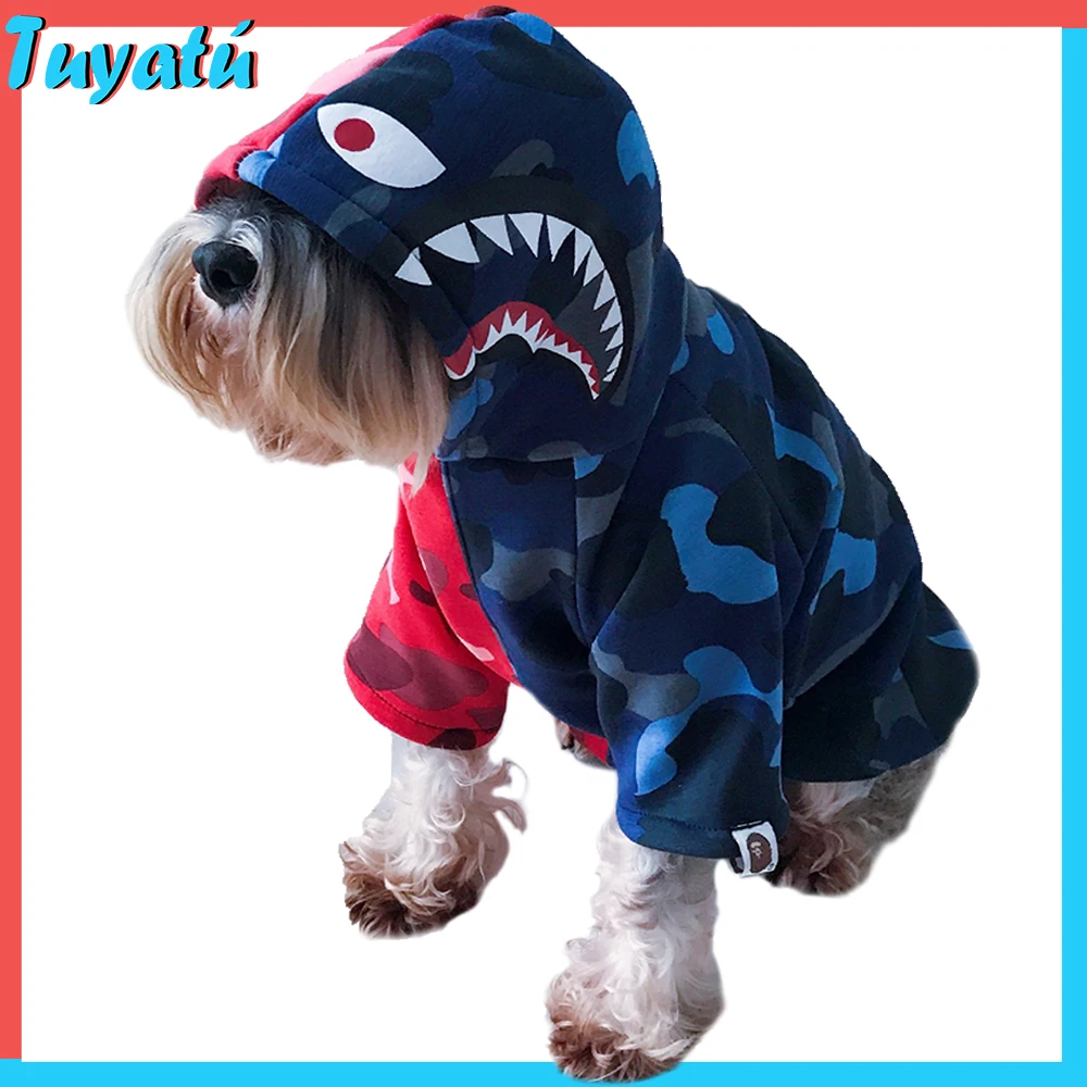Толстовка с капюшоном для собак одежда маленьких и больших толстовка щенков