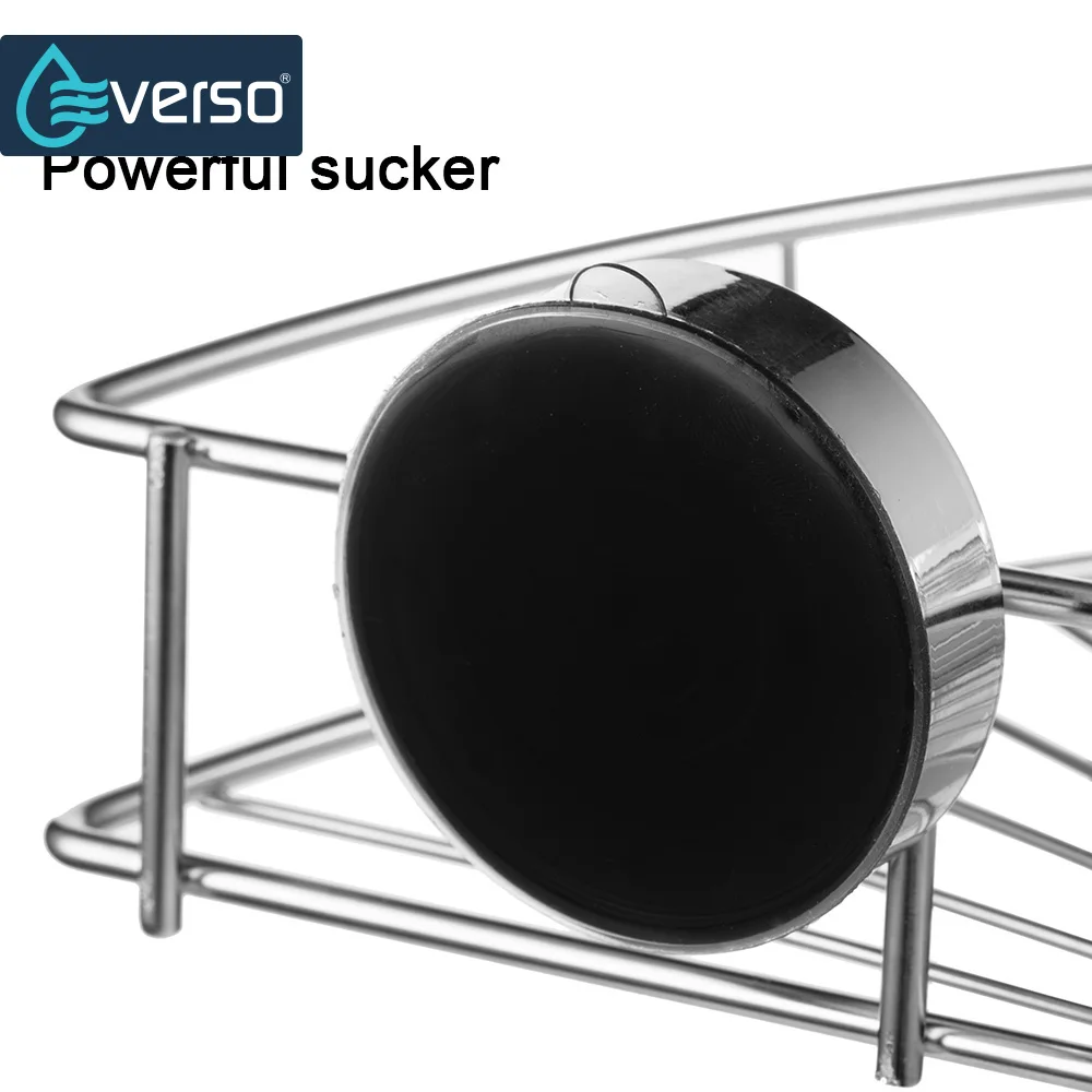 Угловая полка EVERSO аксессуары для ванной комнаты полки из нержавеющей стали