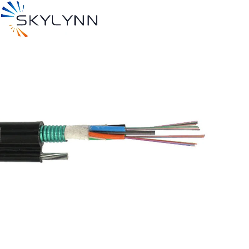 Customized Self-Supporting Single Mode 2-288 Core Figure 8 Aerial PE Jacket Outdoor Fiber Optic Cable GYTC8S GYTC8A