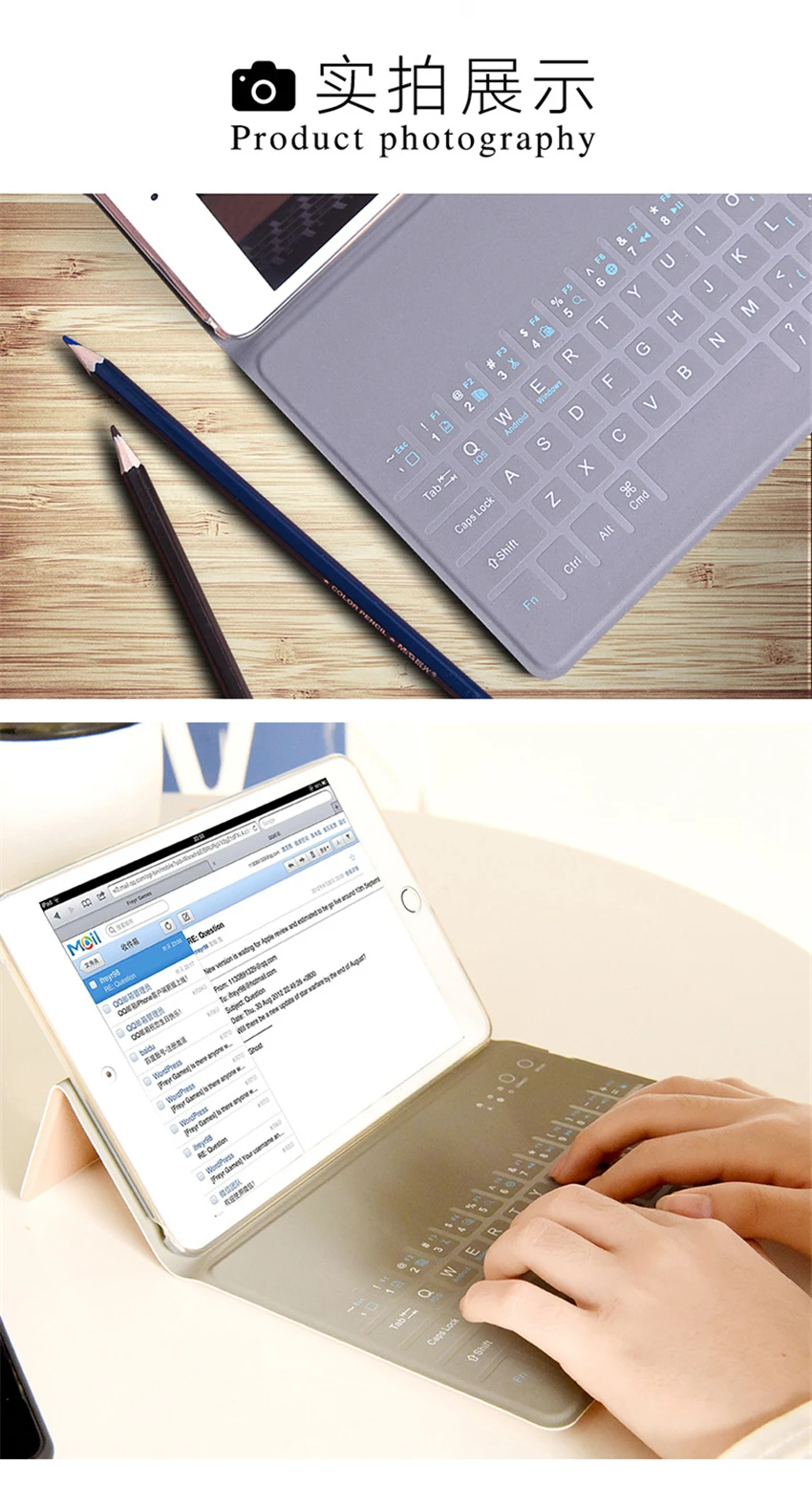 Для iPad клавиатура Портативный Смарт Флип Bluetooth клавиатура Стенд чехол для iPad 9,7()/9,7()/Air2/Air1/Pro9.7/10,5/11