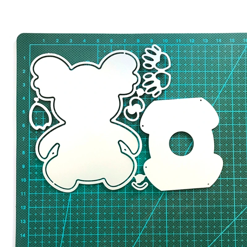 Пасха коала металлический Трафаретный вырубной штамп Скрапбукинг Сделай Сам для