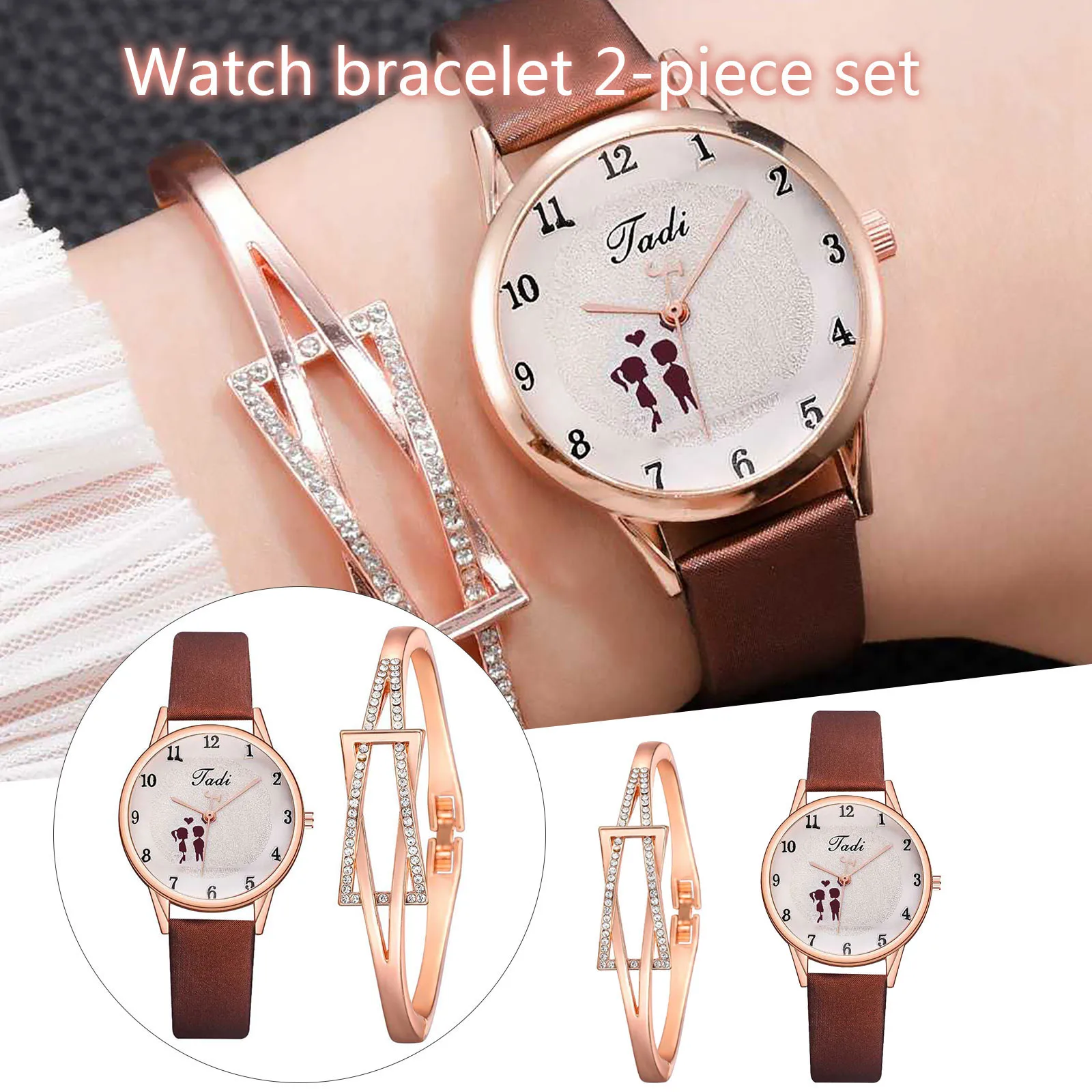 

Роскошные Брендовые женские часы JADI, изысканный подарок на день Святого Валентина, наручные часы, винтажный Повседневный модный браслет, на...