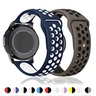 Ремешок силиконовый для Samsung watch 3 45 мм 41 мм, браслет для Galaxy watch 3active 2gear s3 Huawei Watch GT 22epro, 20 мм 22 мм