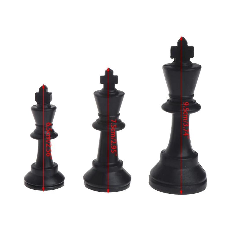 Средневековые шахматные фигуры пластиковая полная игра Chessmen International | Спорт и