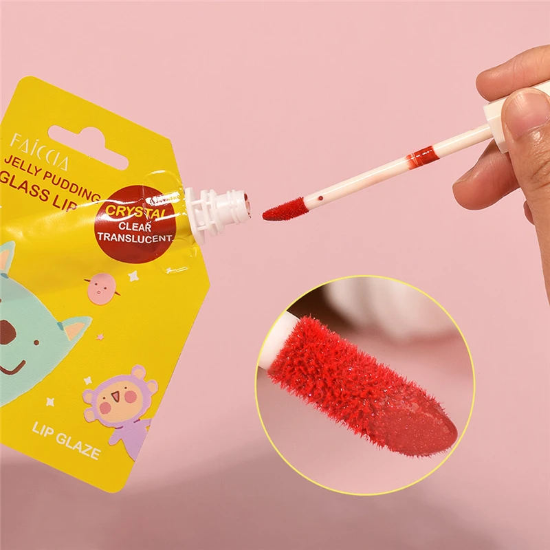 Кристальный блеск для губ желе 13 видов цветов Увлажняющий Стойкий матовый