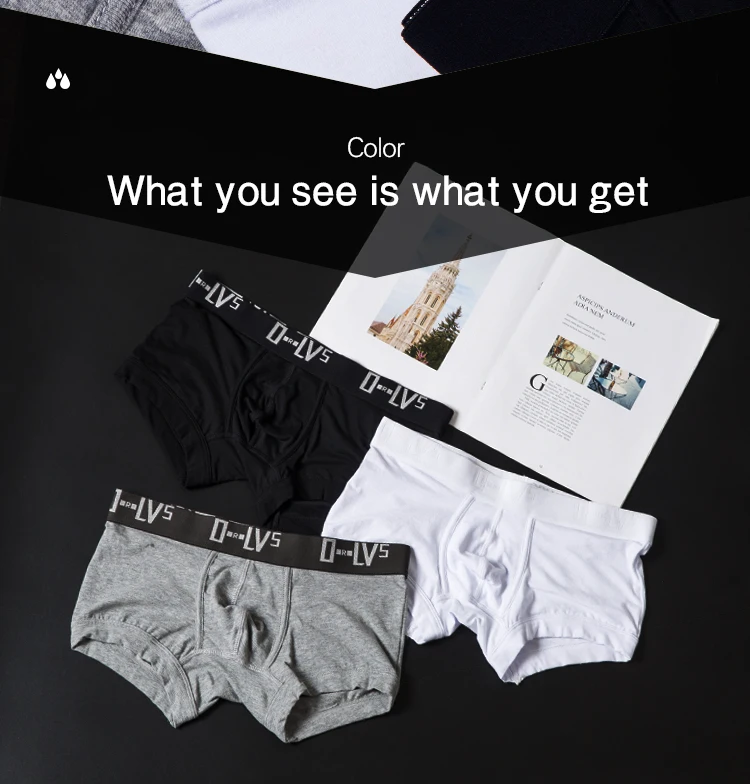 ORLVS Мужское нижнее белье пикантные трусы-боксеры хлопок Cueca Masculina дышащие мужские трусы Ropa Interior Hombre мужские трусы-боксеры U Pouch