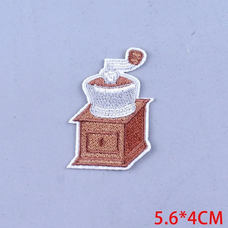 5P-PE4596CT Pulaqi повязка патч на одежду вышивка Ремонт Патчи мультфильм Железный На Патчи для одежды куртка мультфильм маленький клей стикер - Цвет: 5P-PE4596CT