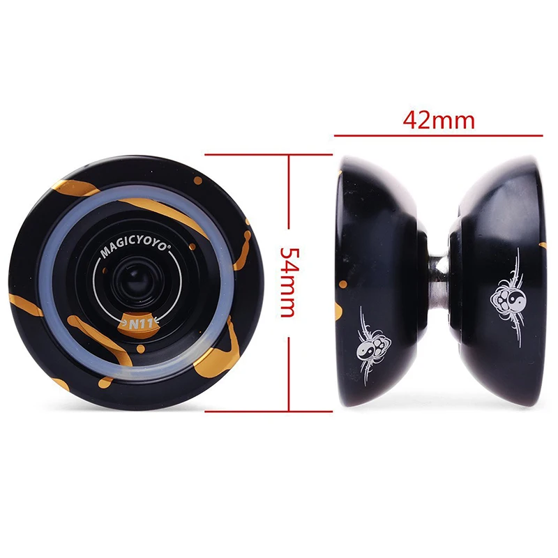 MAGICYOYO N11 металлическая белая вода zero тип A площадь дизайн супер сильный холостой Профессиональный Йо-Йо детские игрушки