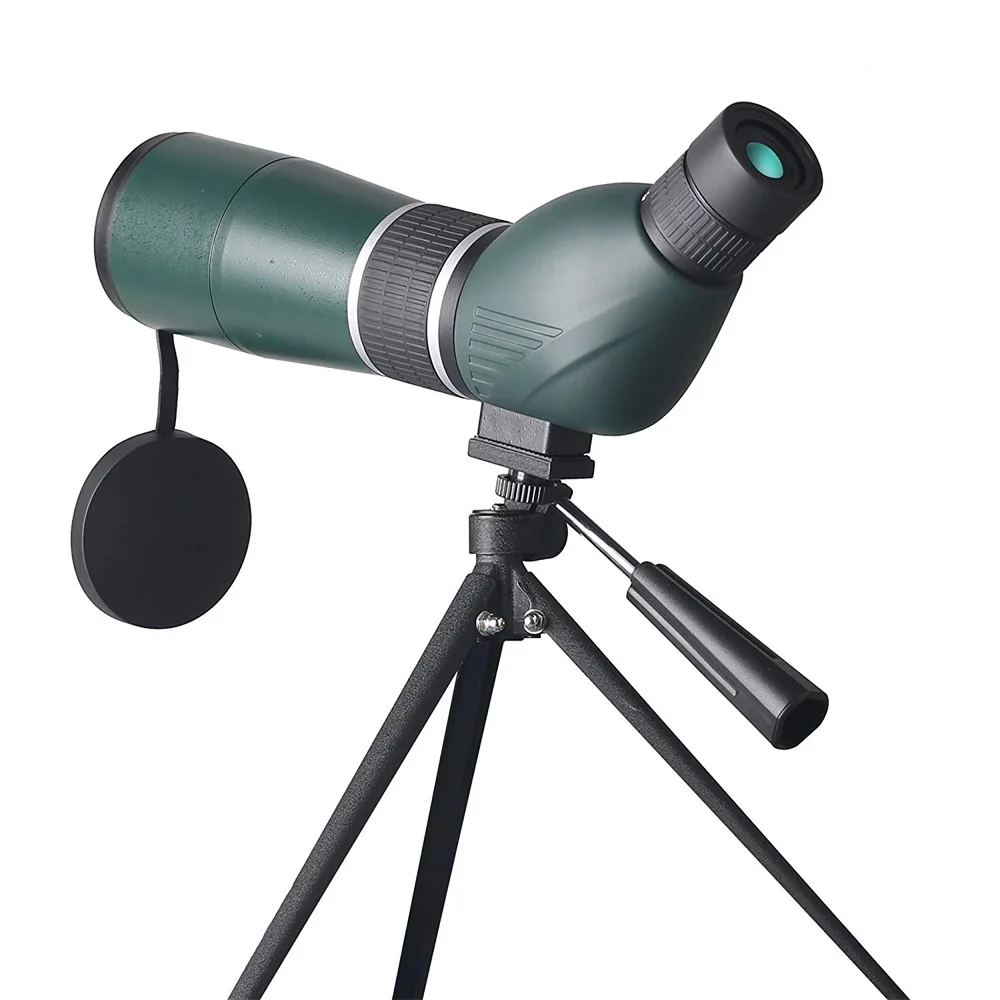 45 Degree Angled Eye Lusun 15-45x60 зум Монокуляр телескоп водонепроницаемый HD наблюдение за птицами со штативом Охота Зрительная труба 45 градусов угловой глаз - Цвет: 45 Degree Angled Eye