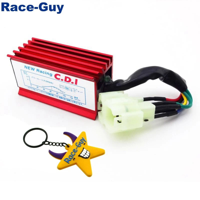 Гоночный 6 контактный блок зажигания переменного тока CDI для двигателя GY6 50cc 90cc 110cc