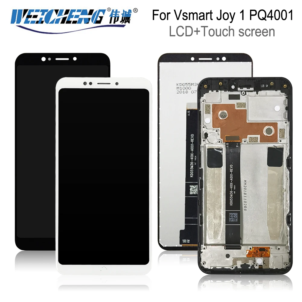 

ЖК-дисплей 5,45 дюйма для Vsmart Joy 1 PQ4001 с сенсорным экраном, цифровой дигитайзер в сборе + инструменты Joy1, ЖК-дисплей Pantalla Tactical L