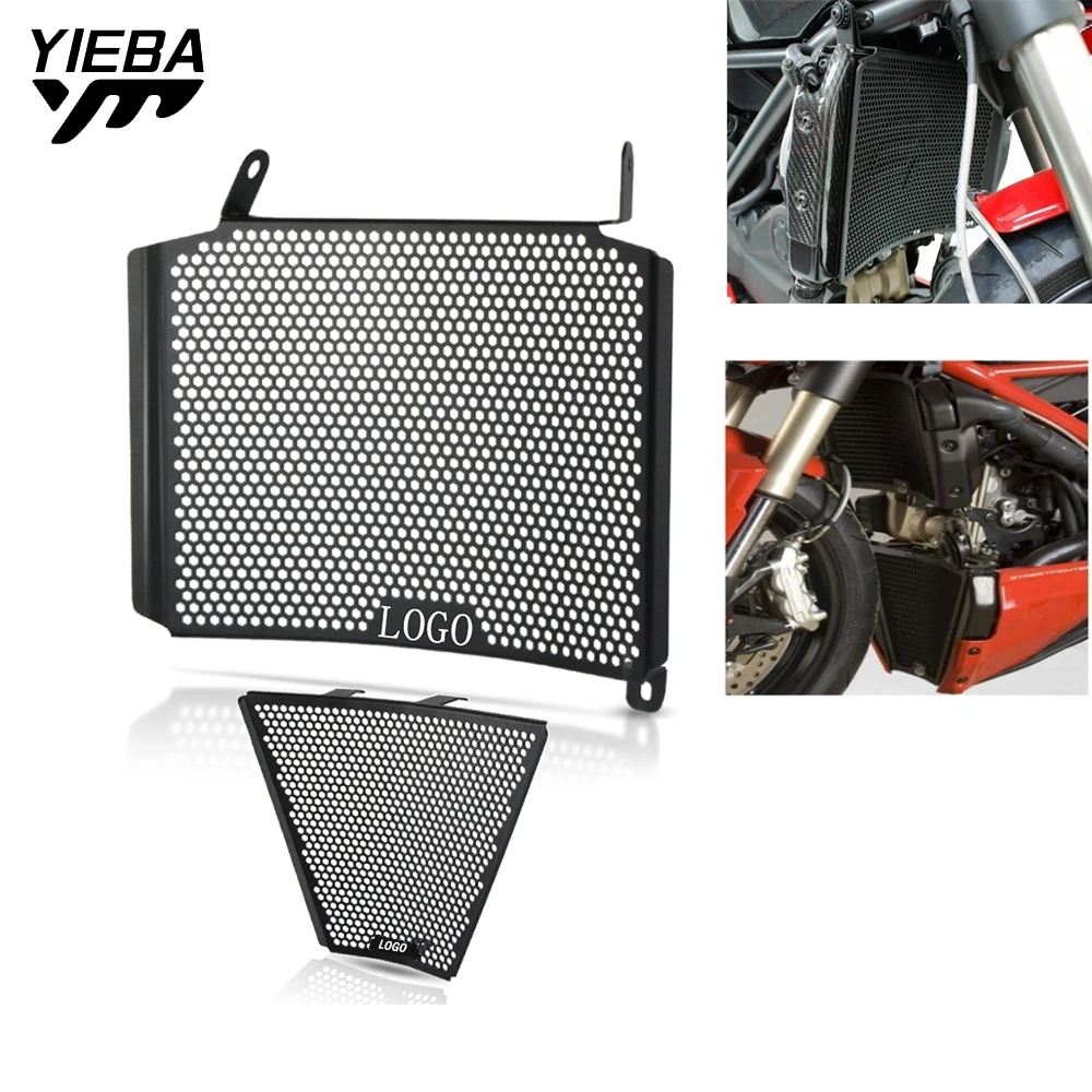 

Motorcycle Radiator Grille Guard Cover Oil Cooler Guard Protector For Ducati Street-fighter 848 2012 -2016 2015 1098 2009-2013