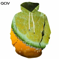 qciv beer hoodie men lemon 3d printed food hoody anime novelty hooded casual mens clothing hip hop winter pocket high quality